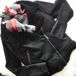 Women's Rock & Republic® Mixed-Media Moto Jacket